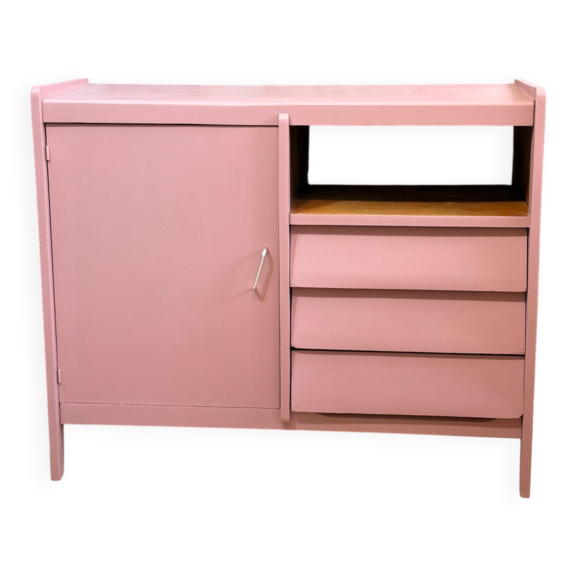 Commode années 50 rose mercerie