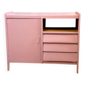 Commode années 50 rose mercerie