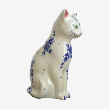 Hand-painted ceramic cat