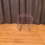 Table d'appoint mobile en lucite, 1970