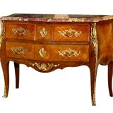 Louis XV Style Marquetry Commode