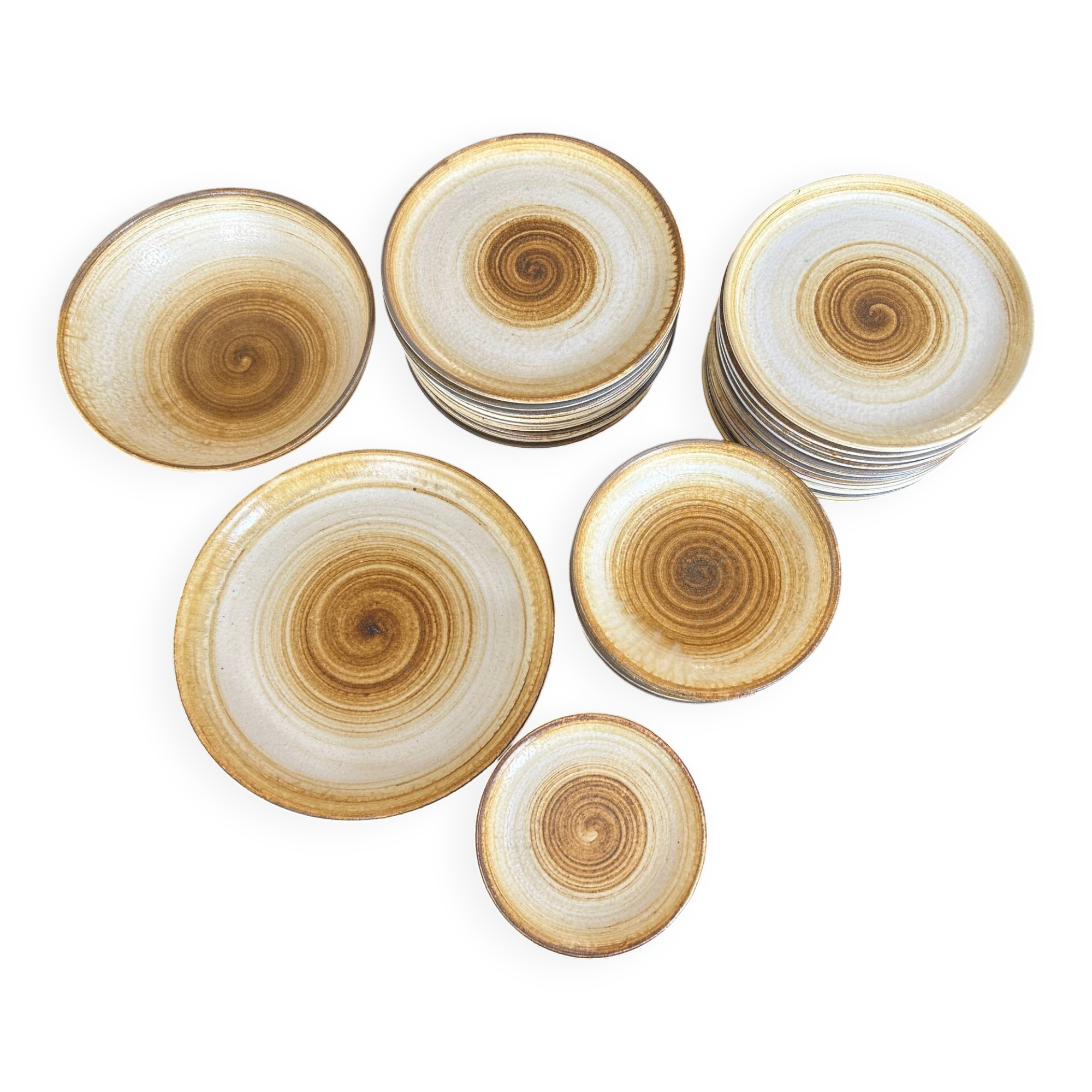 Longchamp 42-piece stoneware plate set