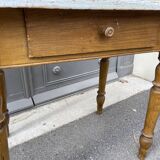 Table de ferme shabby chic sapin 1920s