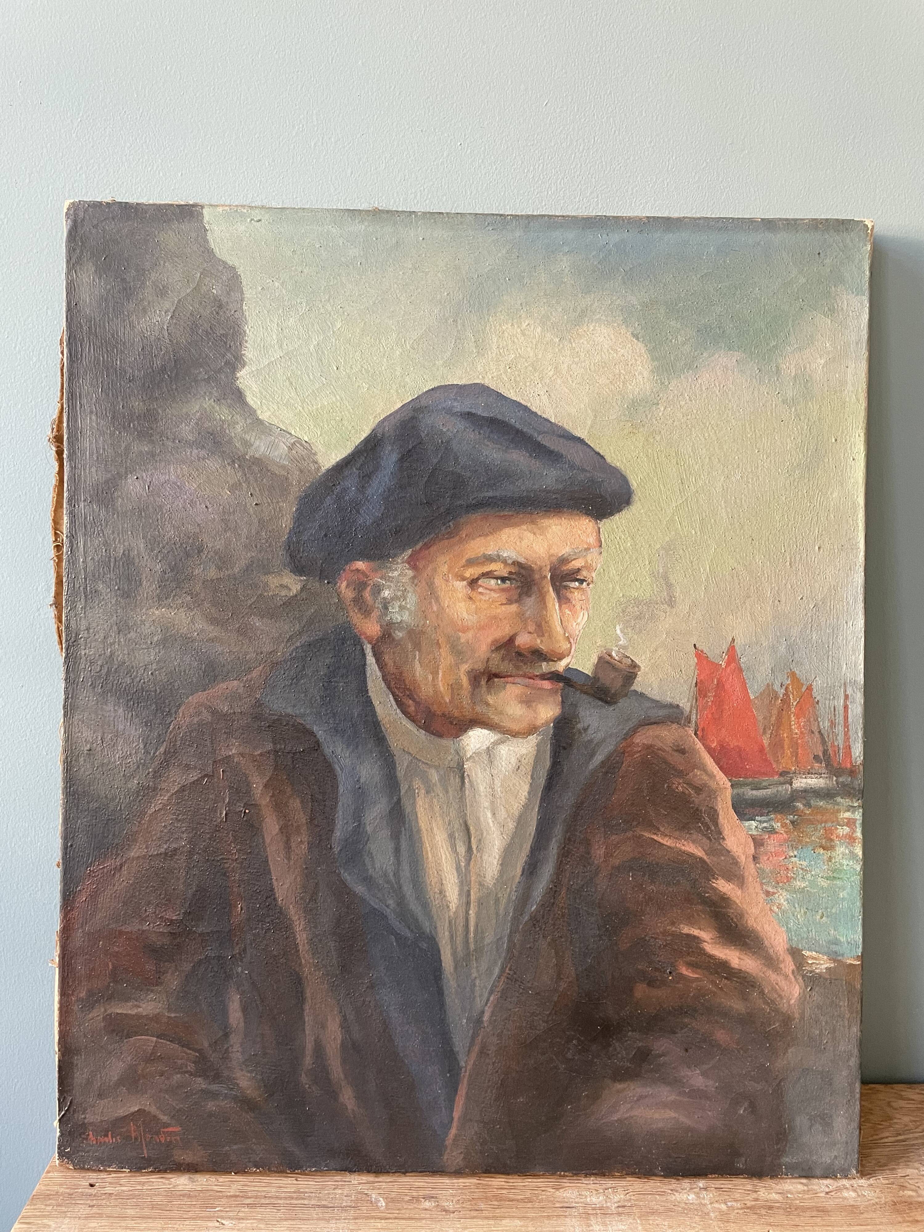 Tableau ancien signé Charles Blondin