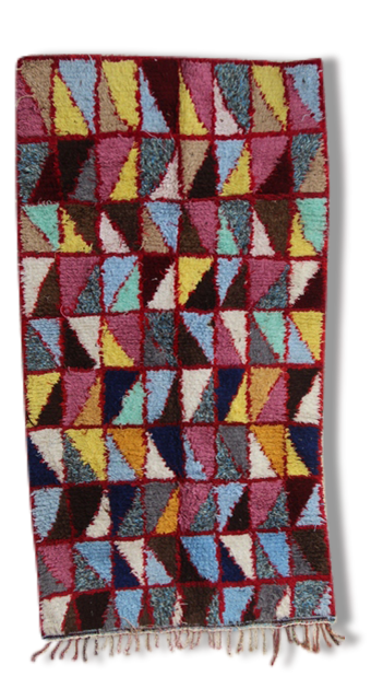 Carpet Kilim boucherouite 230 x 125