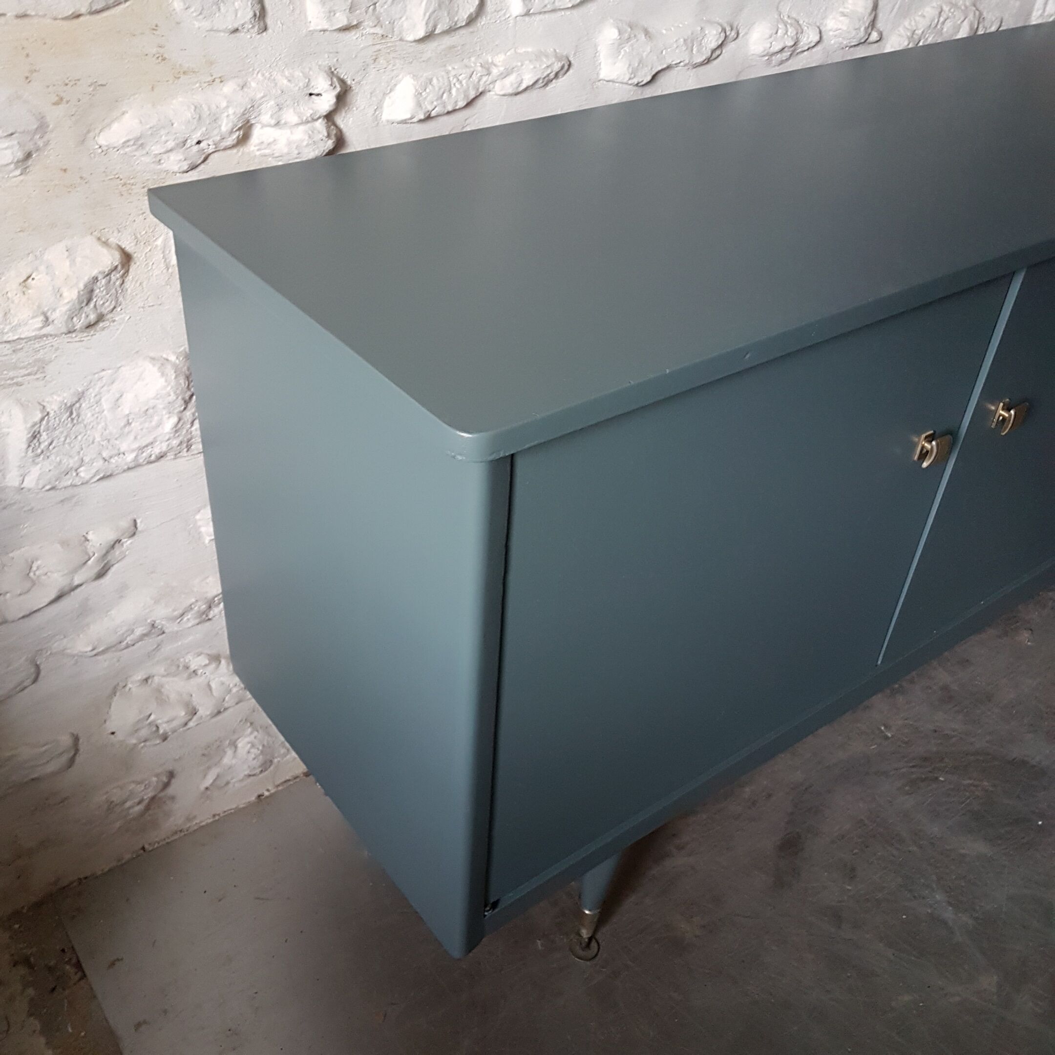 Vintage duck blue sideboard