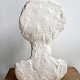 Plaster bust of a woman