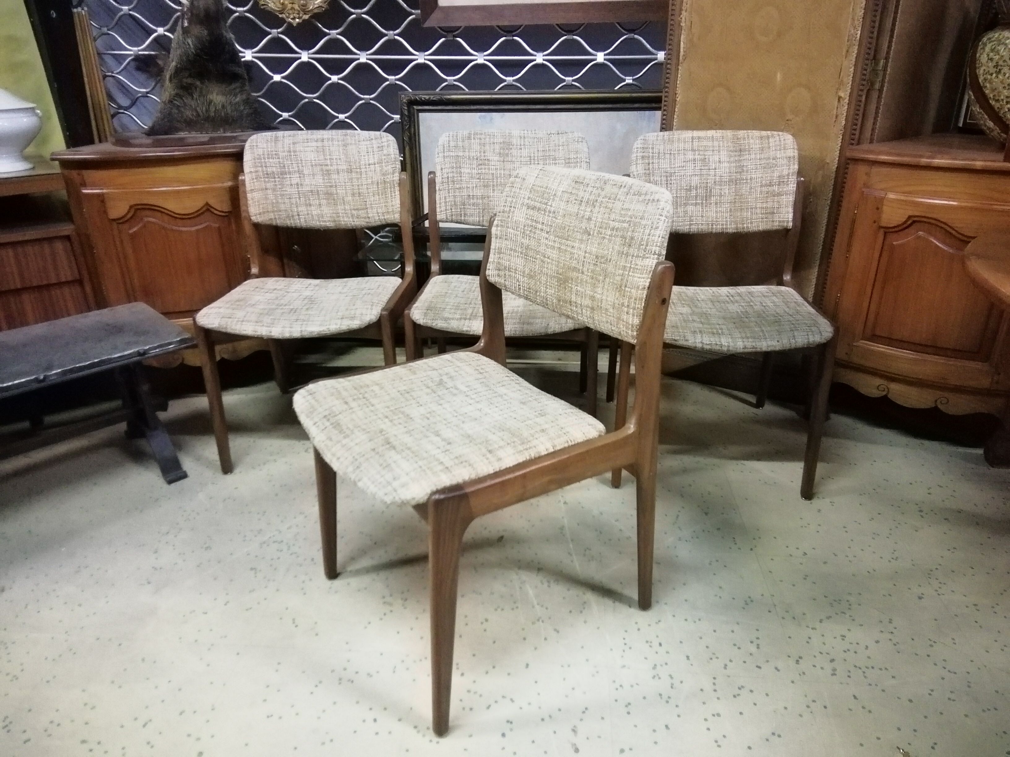 Scandinavian teak chairs