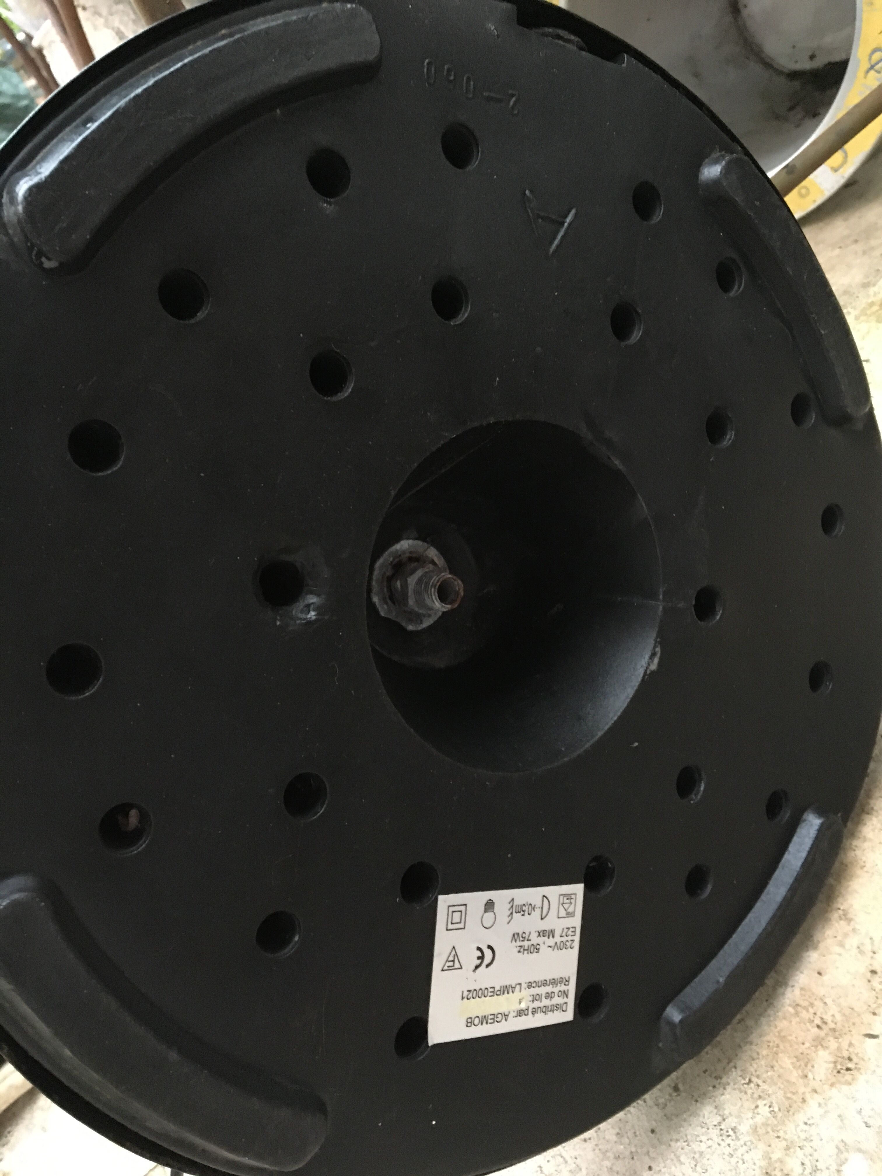 Industrial floor lamp 60s