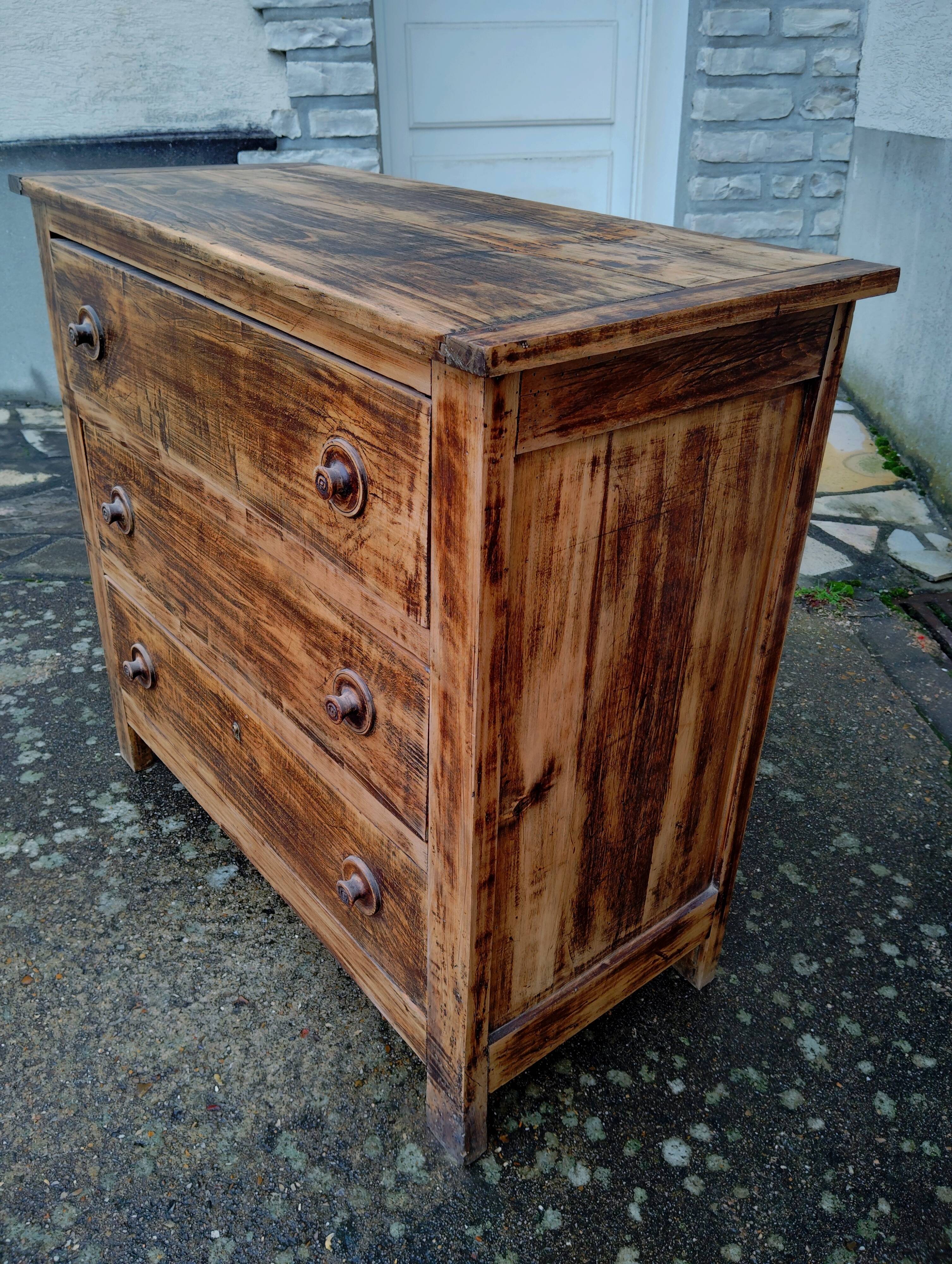 Commode brocante "wabi sabi"