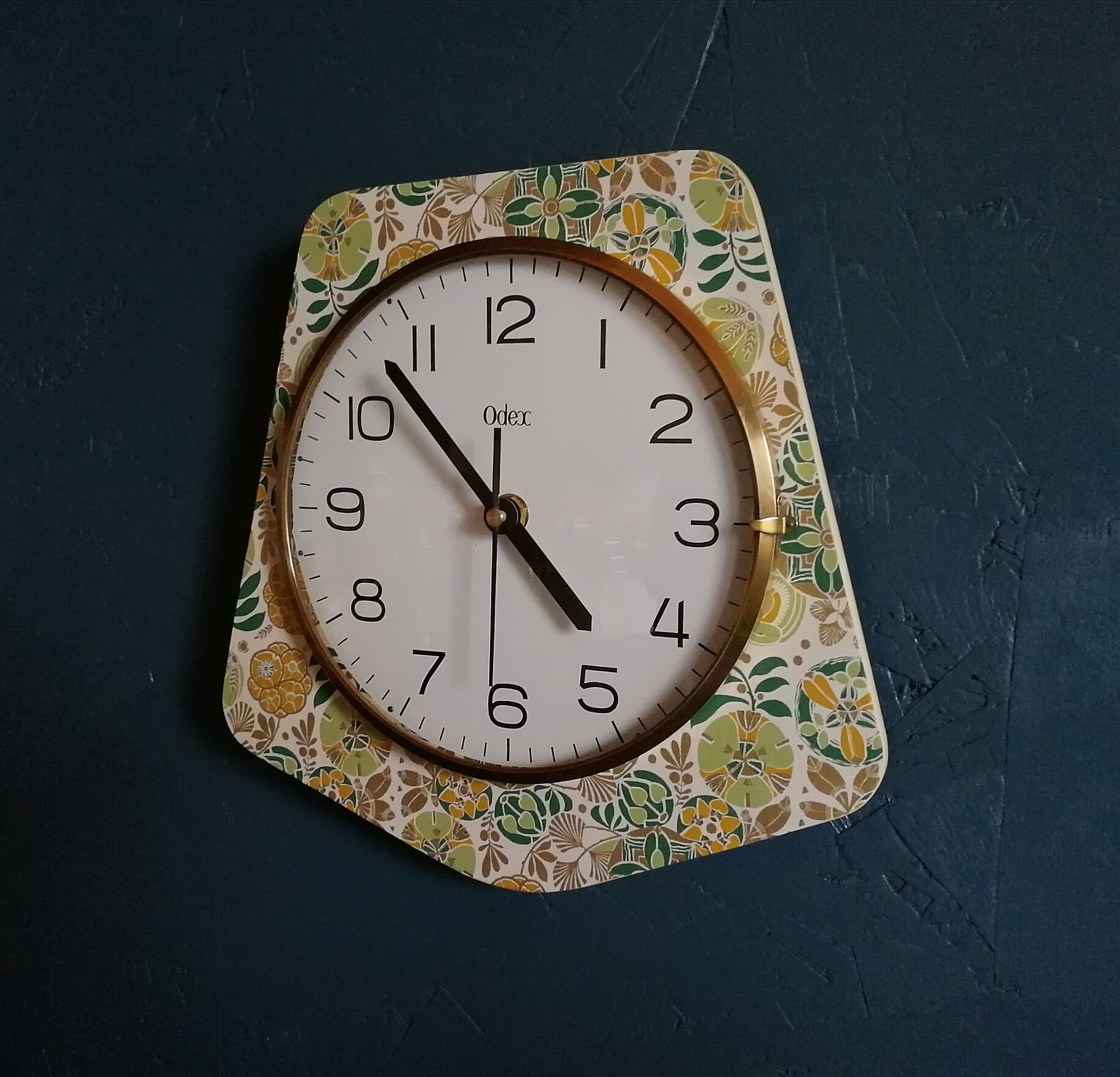 Vintage clock, "Odex" wall clock