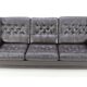 Republic Czech 1970 s leather brown sofa