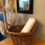 Old rattan basket