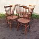 Lot of 6 Baumann chairs, Tacoma model, vintage, bistro.