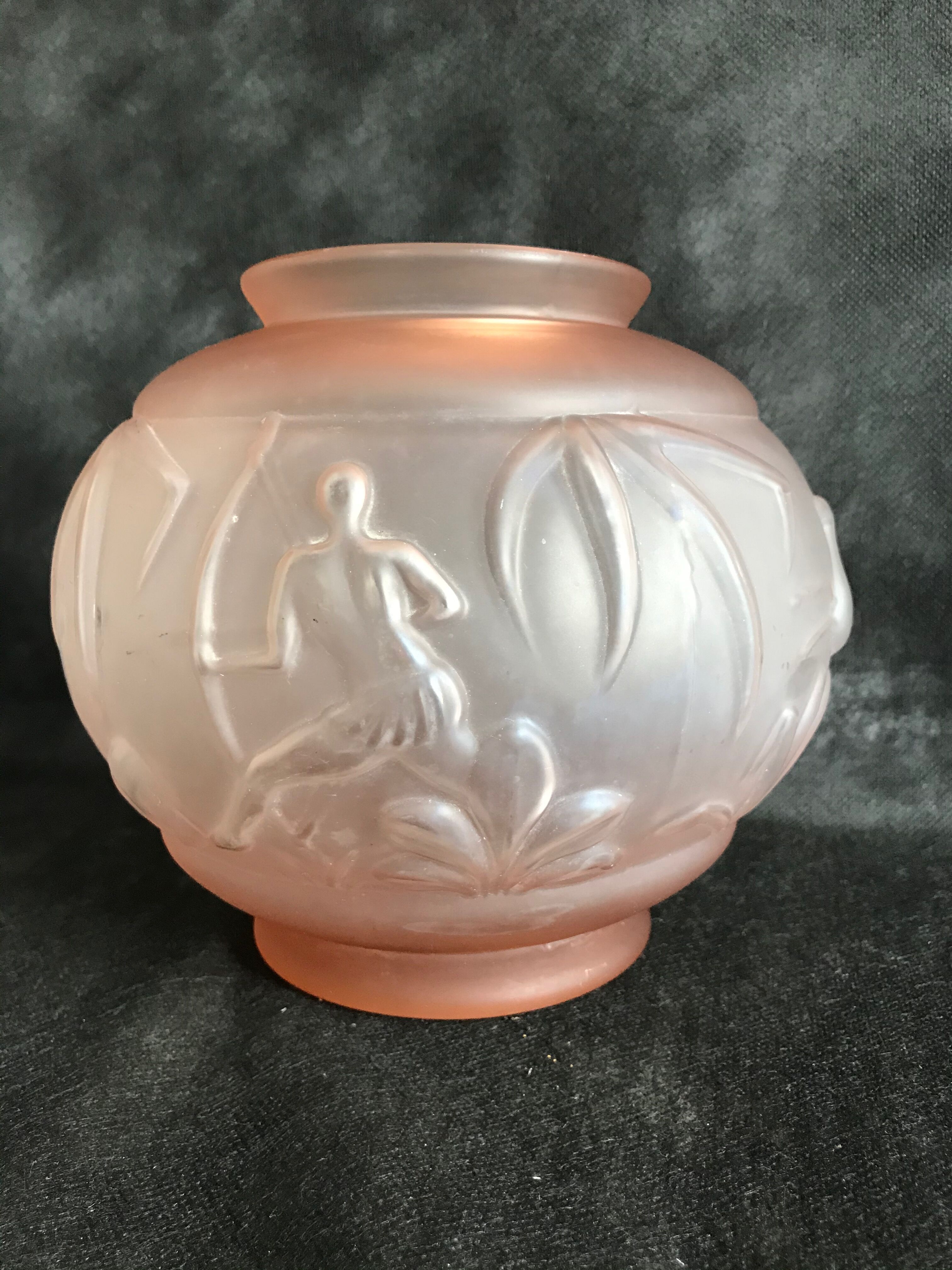 Vase boule art déco 972