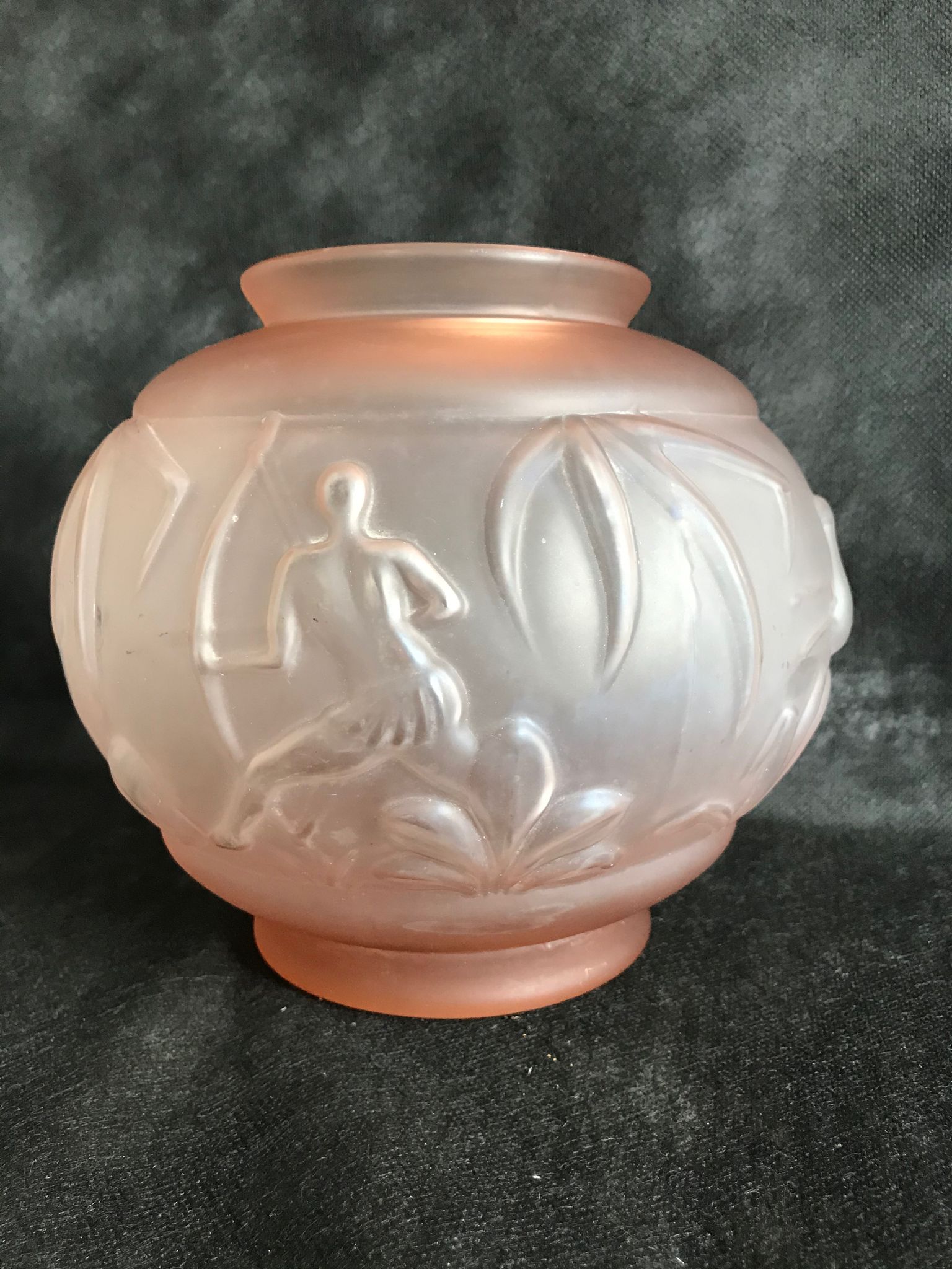 Vase boule art déco 972