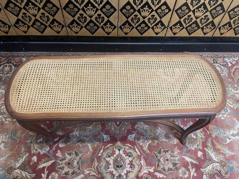 Bench - Louis XV cane piano bench