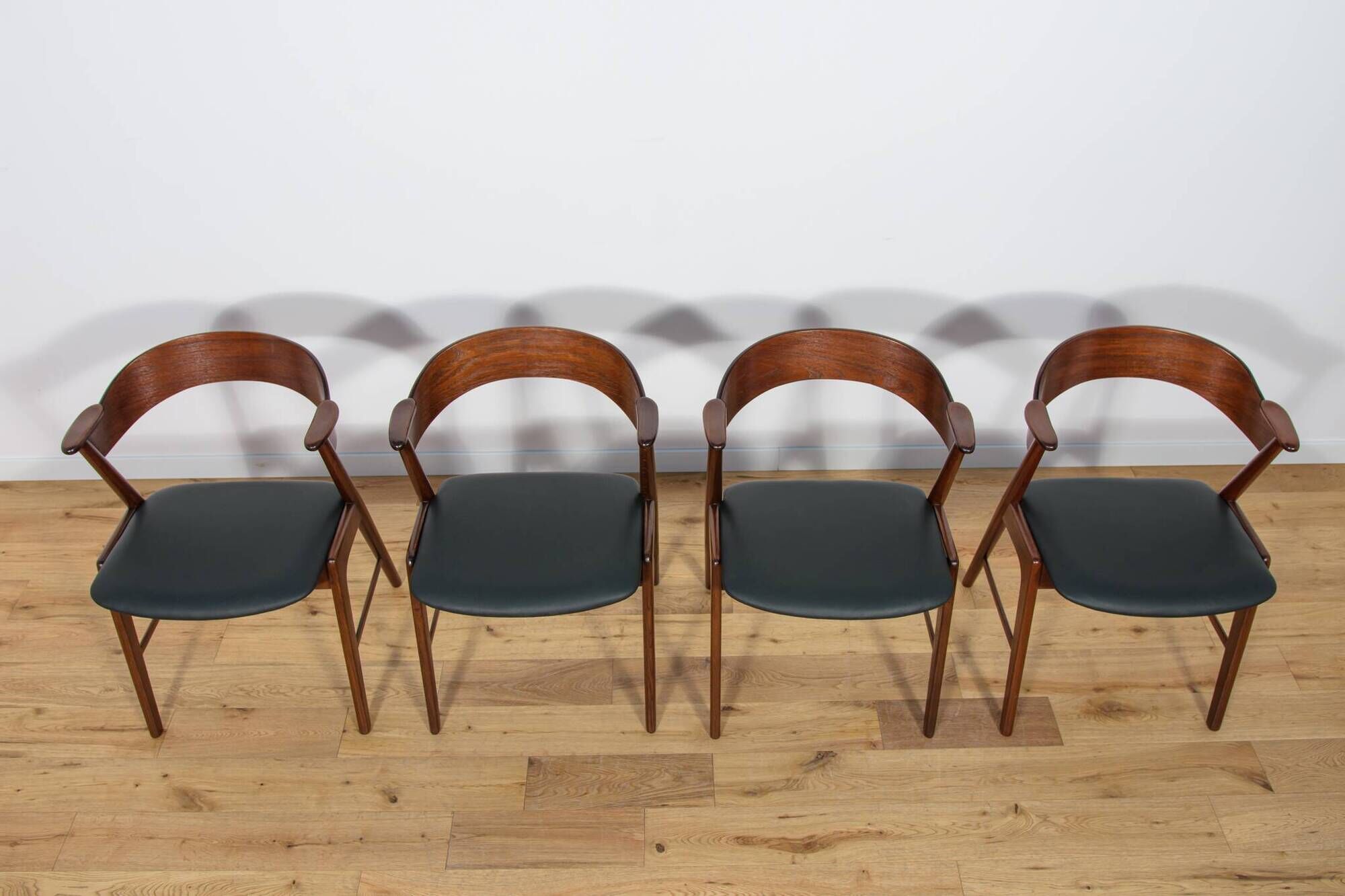 Mid-Century Danish Teak Chairs from Korup Stolefabrik, Denmark, 1960s, Set of 4