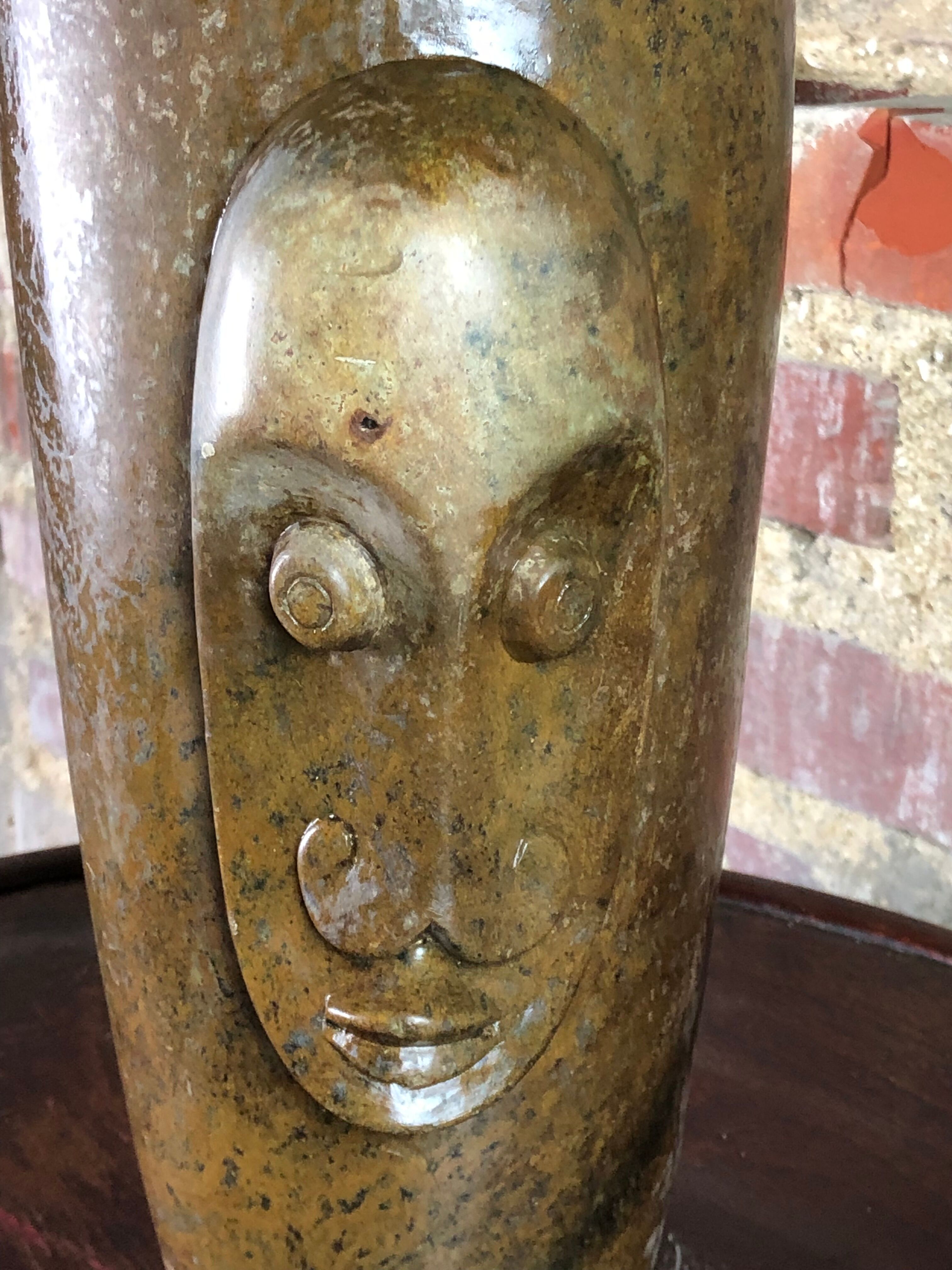 Stone vase from Mbigou 1970s