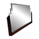 Art Deco tabletop mirror