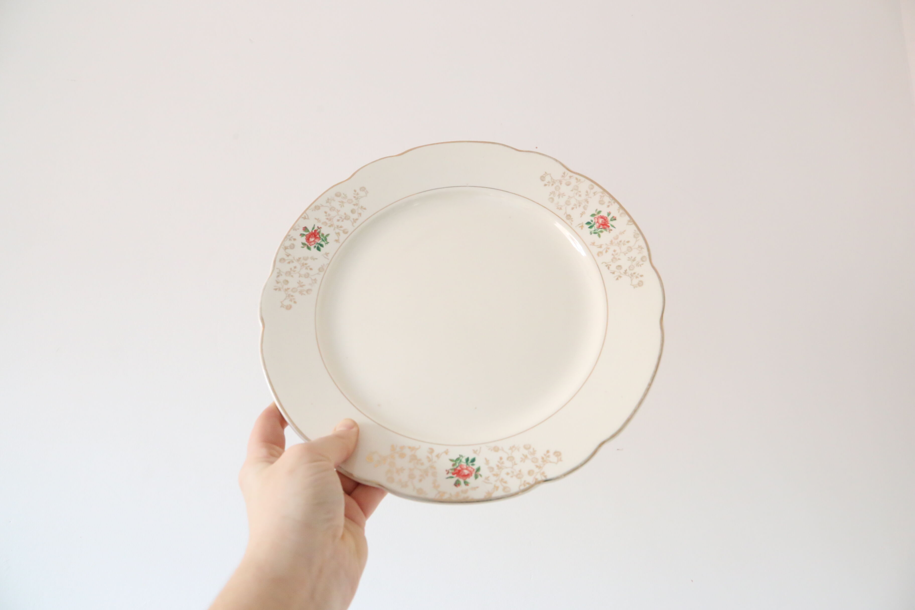 Duo of round dishes, Villeroy and Boch, vintage
