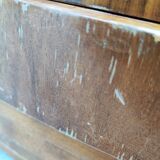 Bedside table marble top art-deco style