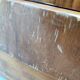 Bedside table marble top art-deco style