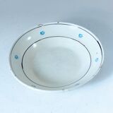 Antique Handmade Ceramic Plates, Set of Three, Italy 1900 circa