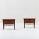 Tables de chevet de Louis Van Teeffelen pour Wébé, Hollande, années 1960