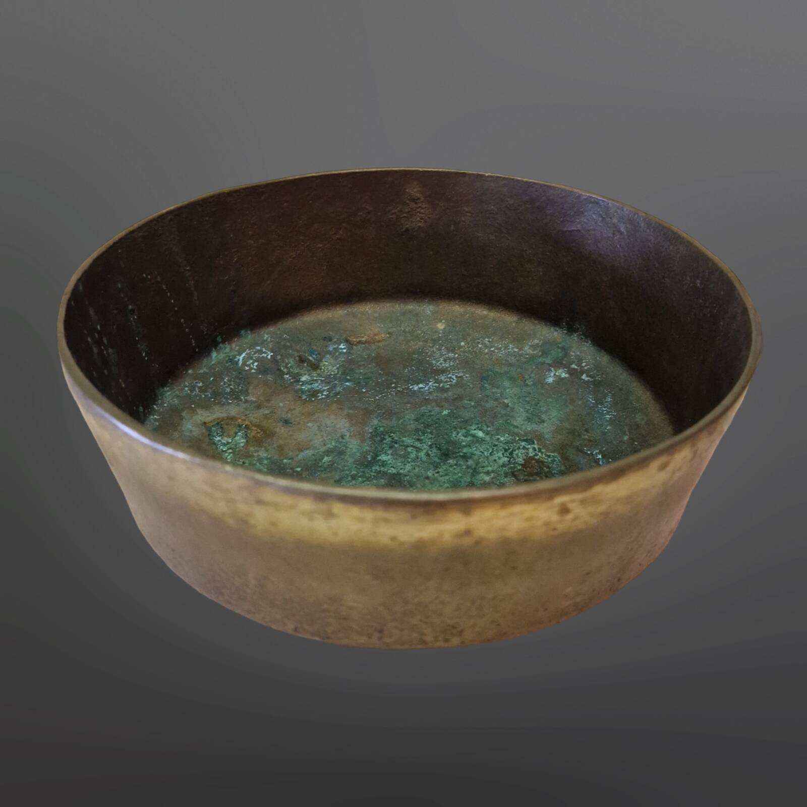 Brutalist bronze umbrella stand, Germany 1970s