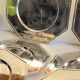6 Vintage Silver-Plated Metal Plates and Dishes