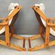 Pair of Kon-Tiki armchairs by Gillis Lundgren 1980's