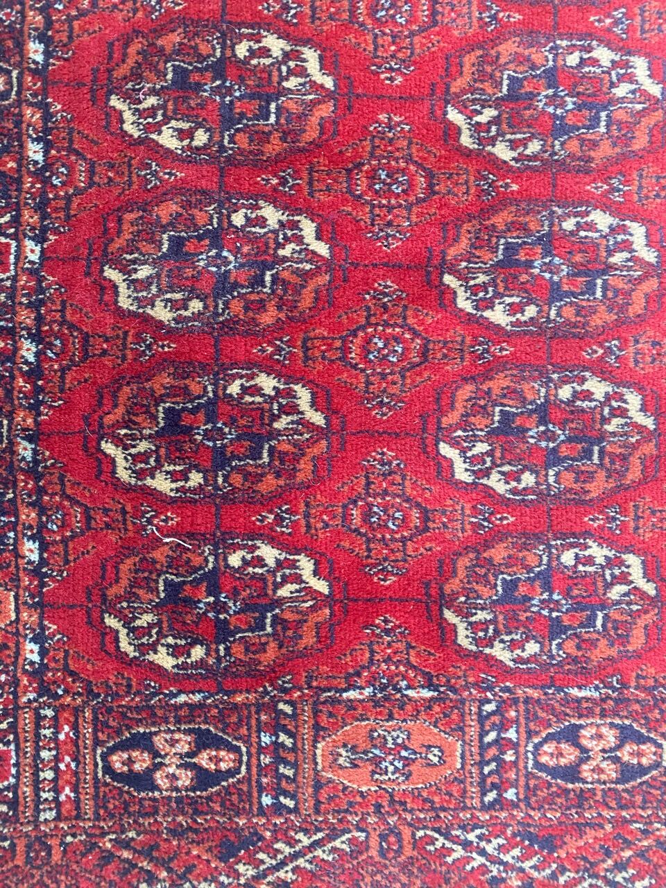 Carpet designs bukhara in wool 70x144 cm