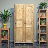 Vintage wooden wardrobe from 1940.