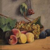 Italian still life painting signed and dated 1919