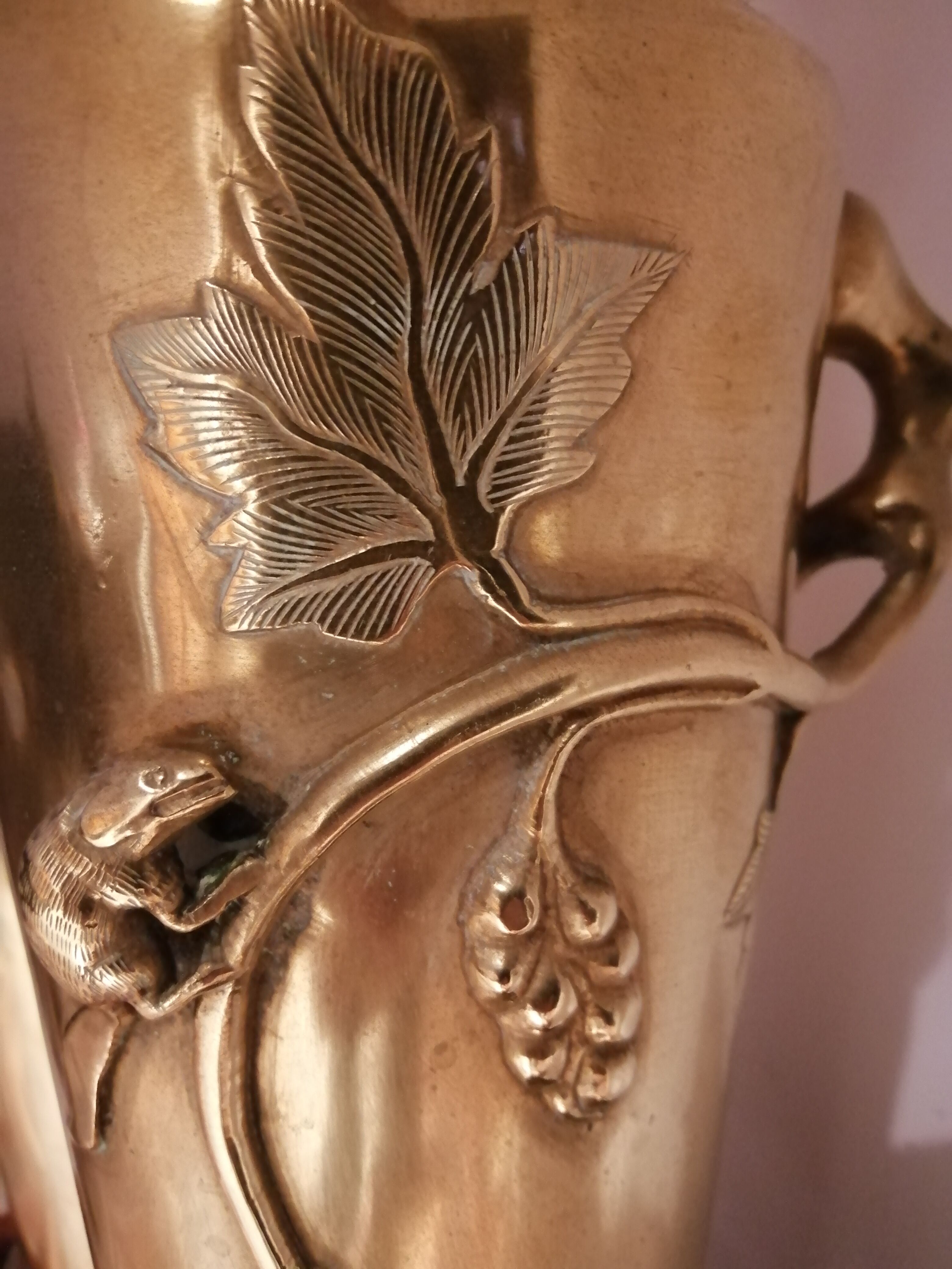 PAIR OF BRONZE VASES CHINA OR INDOCHINA EARLY 20TH