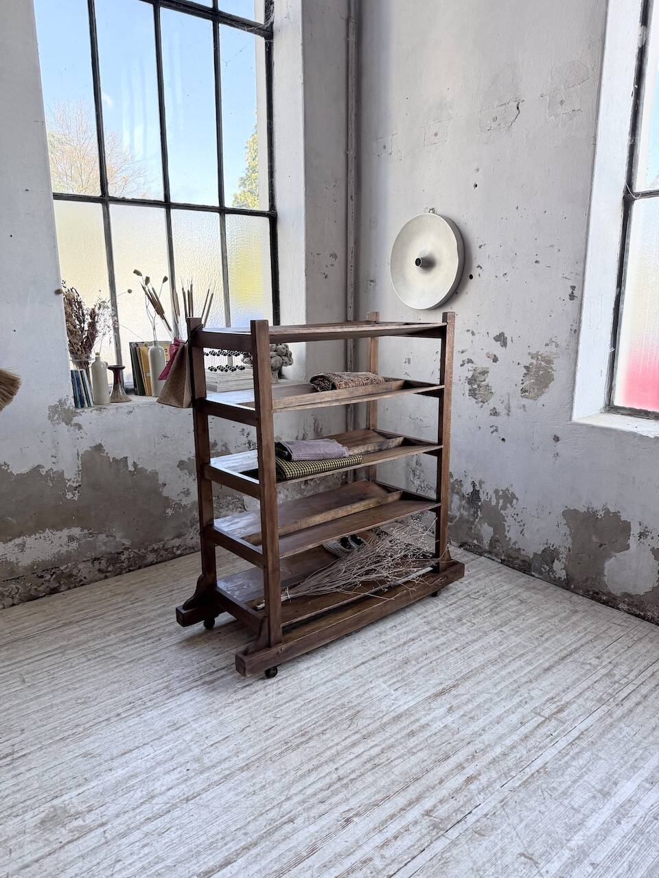 Old bakery shelf from the 1950s.