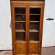 Vitrine en bois blanc style anglais