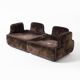 "Confidental" 2-seater sofa by Alberto Roselli for Saporiti, Italy 1970