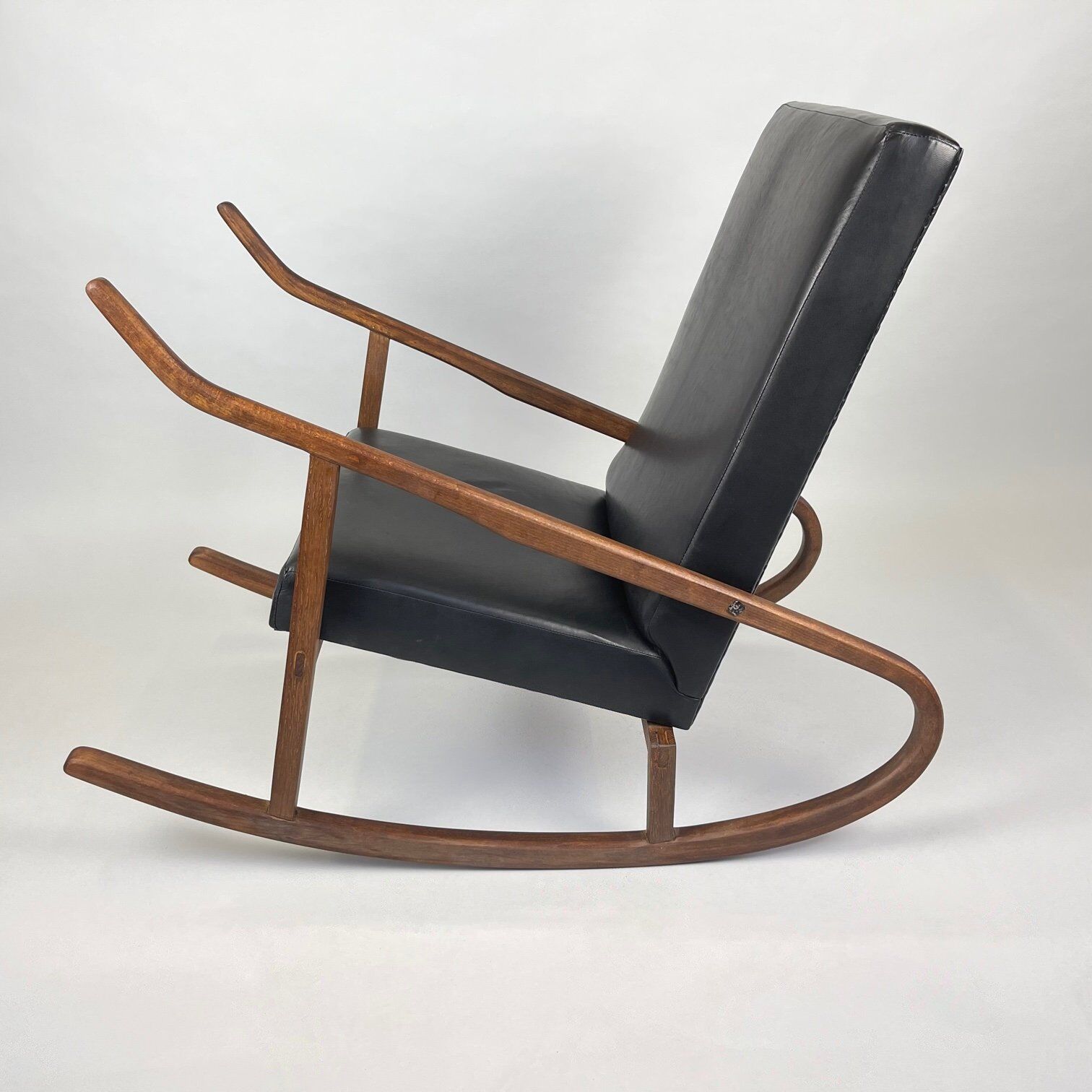 Vintage Rocking Chair, Czechoslovakia, 1970's