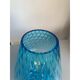 Light blue Murano-style glass with a balloton lamp.