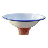Bassine en tôle émaillée