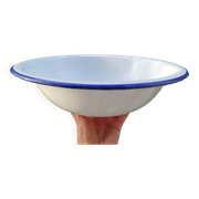 Bassine en tôle émaillée