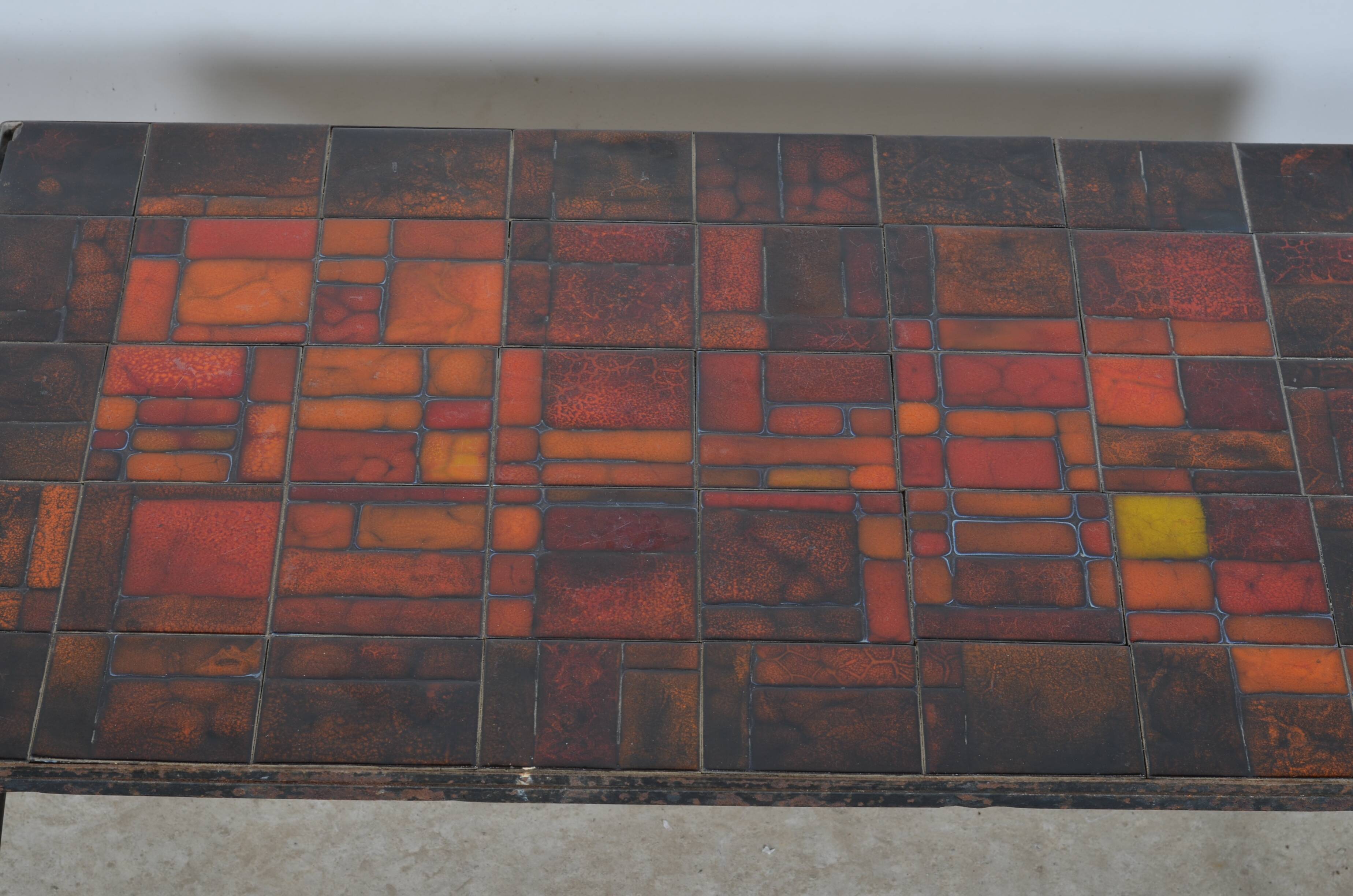 Vintage ceramic coffee table