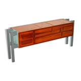 Unique Custom Modern Buffet with Doors Opening Upwards