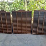Lot 3 Lockers collection Storage Wood Decoration printing locker for collections