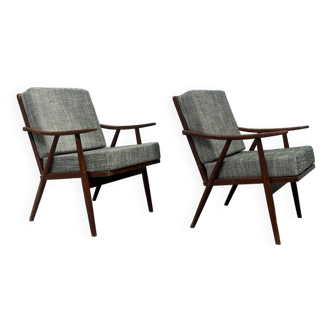 Pair of Scandinavian Thonet armchairs