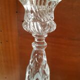 Chandelier art deco moulded glass by Portieux