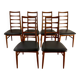 Set of 6 Scandinavian Teak Chairs by Niels Koefoeds, 1960s
