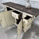 Small 1900 workbench with beautiful light patina
